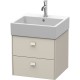 Тумба тауп матовый 48,4 см Duravit Brioso BR415209191