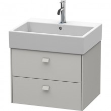 Тумба бетонно-серый матовый 58,4 см Duravit Brioso BR415300707