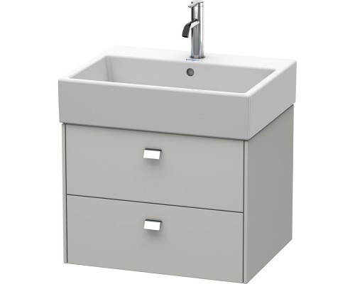 Тумба бетонно-серый матовый 58,4 см Duravit Brioso BR415301007