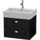 Тумба черный дуб 58,4 см Duravit Brioso BR415301016