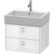 Тумба белый глянец 58,4 см Duravit Brioso BR415301022