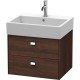 Тумба каштан 58,4 см Duravit Brioso BR415301053