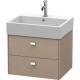 Тумба лен 58,4 см Duravit Brioso BR415301075