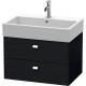 Тумба черный дуб 68,4 см Duravit Brioso BR415401016