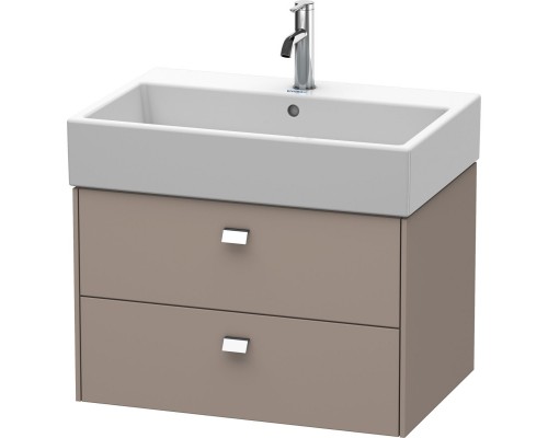 Тумба базальт матовый 68,4 см Duravit Brioso BR415401043