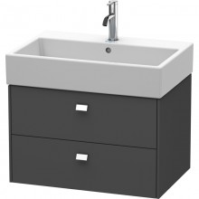 Тумба графит матовый 68,4 см Duravit Brioso BR415401049