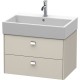 Тумба тауп матовый 68,4 см Duravit Brioso BR415401091