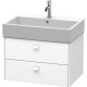 Тумба белый матовый 68,4 см Duravit Brioso BR415401818