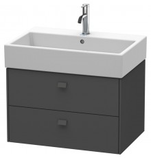 Тумба графит матовый 68,4 см Duravit Brioso BR415404949