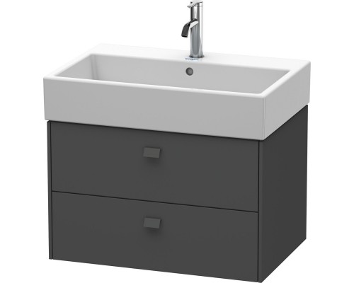 Тумба графит матовый 68,4 см Duravit Brioso BR415404949