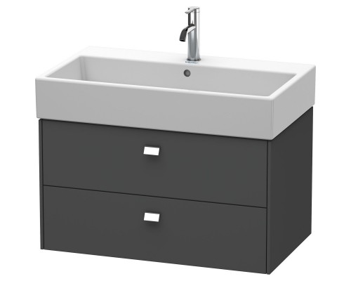 Тумба графит матовый 78,4 см Duravit Brioso BR415501049