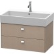 Тумба лен 78,4 см Duravit Brioso BR415501075