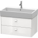 Тумба белый глянец 78,4 см Duravit Brioso BR415502222