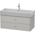 Тумба бетонно-серый матовый 98,4 см Duravit Brioso BR415600707 Тумба бетонно-серый матовый 98,4 см Duravit Brioso BR415600707