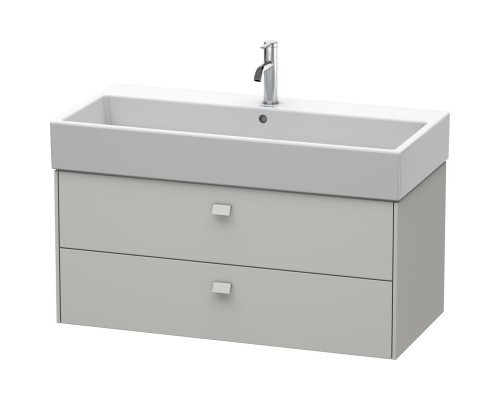 Тумба бетонно-серый матовый 98,4 см Duravit Brioso BR415600707