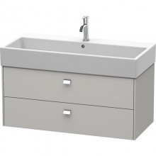 Тумба бетонно-серый матовый 98,4 см Duravit Brioso BR415601007