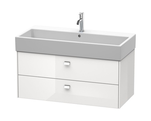 Тумба белый глянец 98,4 см Duravit Brioso BR415601022