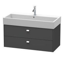 Тумба графит матовый 98,4 см Duravit Brioso BR415601049