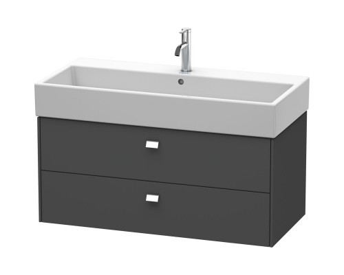 Тумба графит матовый 98,4 см Duravit Brioso BR415601049