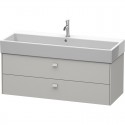 Тумба бетонно-серый матовый 118,4 см Duravit Brioso BR415700707 Тумба бетонно-серый матовый 118,4 см Duravit Brioso BR415700707