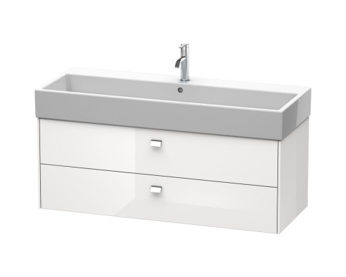 Тумба белый глянец 118,4 см Duravit Brioso BR415701022