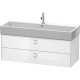 Тумба белый глянец 118,4 см Duravit Brioso BR415701022