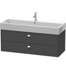 Тумба графит матовый 118,4 см Duravit Brioso BR415701049