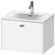 Тумба белый матовый 62 см Duravit Brioso BR421001018