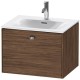 Тумба темный орех 62 см Duravit Brioso BR421001021