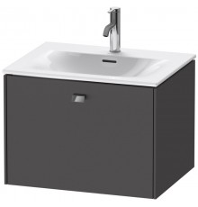 Тумба графит матовый 62 см Duravit Brioso BR421001049