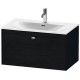 Тумба черный дуб 82 см Duravit Brioso BR421201016