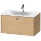 Тумба дуб 82 см Duravit Brioso BR421201030