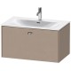 Тумба лен 82 см Duravit Brioso BR421201075