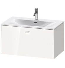 Тумба белый глянец 82 см Duravit Brioso BR421202222