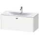 Тумба белый матовый 102 см Duravit Brioso BR421301018