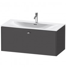 Тумба графит матовый 102 см Duravit Brioso BR421301049