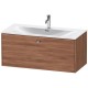 Тумба орех 102 см Duravit Brioso BR421301079