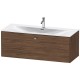 Тумба темный орех 122 см Duravit Brioso BR421401021