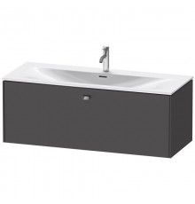 Тумба графит матовый 122 см Duravit Brioso BR421401049