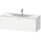 Тумба белый матовый 122 см Duravit Brioso BR421401818