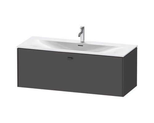 Тумба графит матовый 122 см Duravit Brioso BR421404949