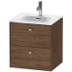 Тумба темный орех 52 см Duravit Brioso BR430901021