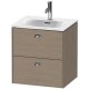 Тумба серый дуб 52 см Duravit Brioso BR430901035