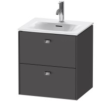 Тумба графит матовый 52 см Duravit Brioso BR430901049