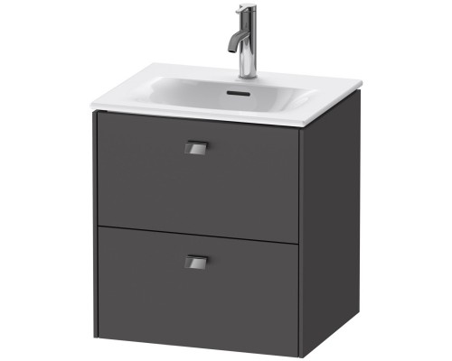 Тумба графит матовый 52 см Duravit Brioso BR430901049