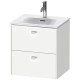 Тумба белый матовый 52 см Duravit Brioso BR430901818