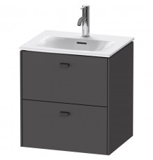 Тумба графит матовый 52 см Duravit Brioso BR430904949