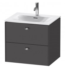 Тумба графит матовый 62 см Duravit Brioso BR431001049