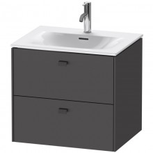 Тумба графит матовый 62 см Duravit Brioso BR431004949