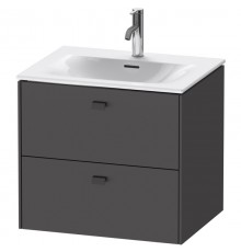 Тумба графит матовый 62 см Duravit Brioso BR431004949